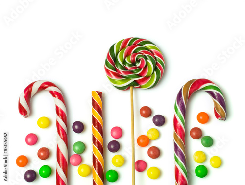 Colorful christmas candy