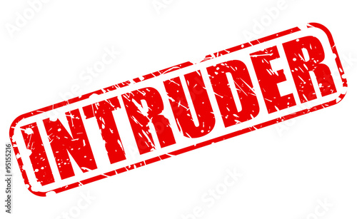 INTRUDER red stamp text
