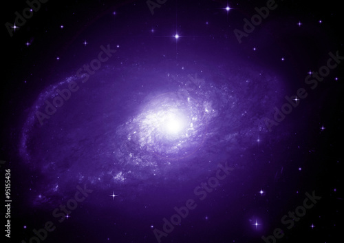 galaxy in a free space