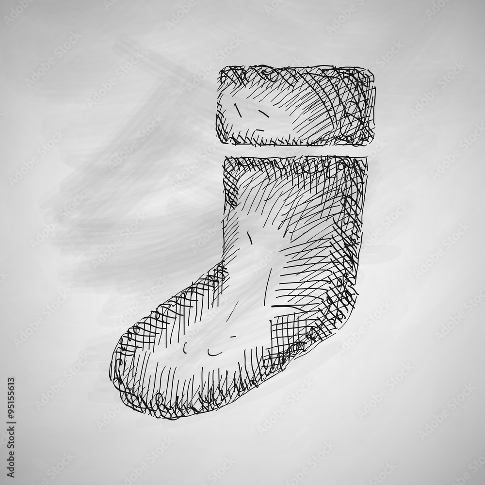 christmas sock icon christmas sock icon