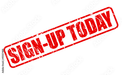 SIGN-UP TODAY red stamp text