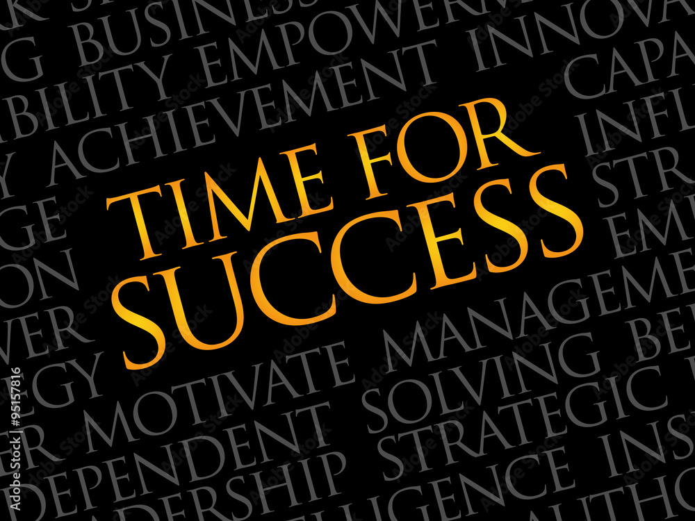 Time for Success word cloud, business concept Time for Success word cloud, business concept