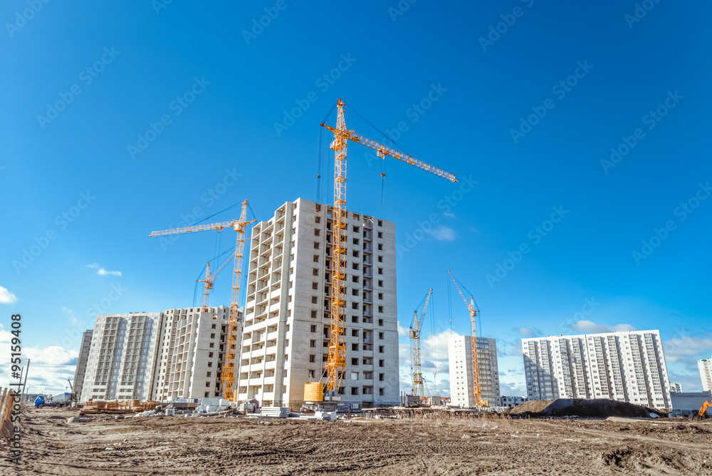 Construction of new buildings Construction of new buildings