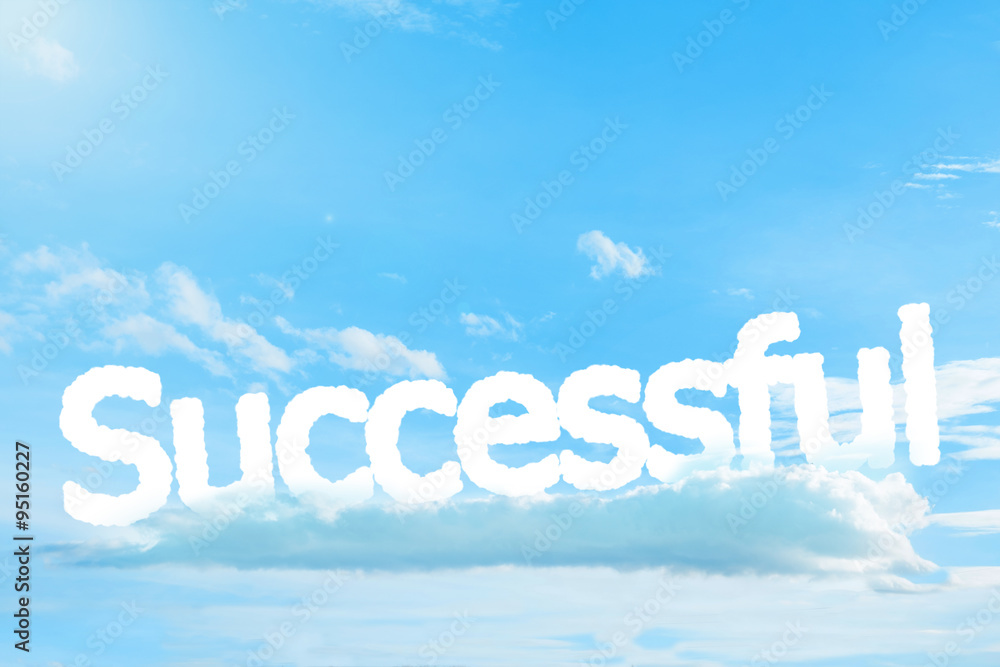 Successful text cloud Successful text cloud