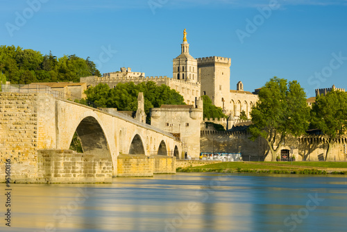 Avignon in a sunny summer day