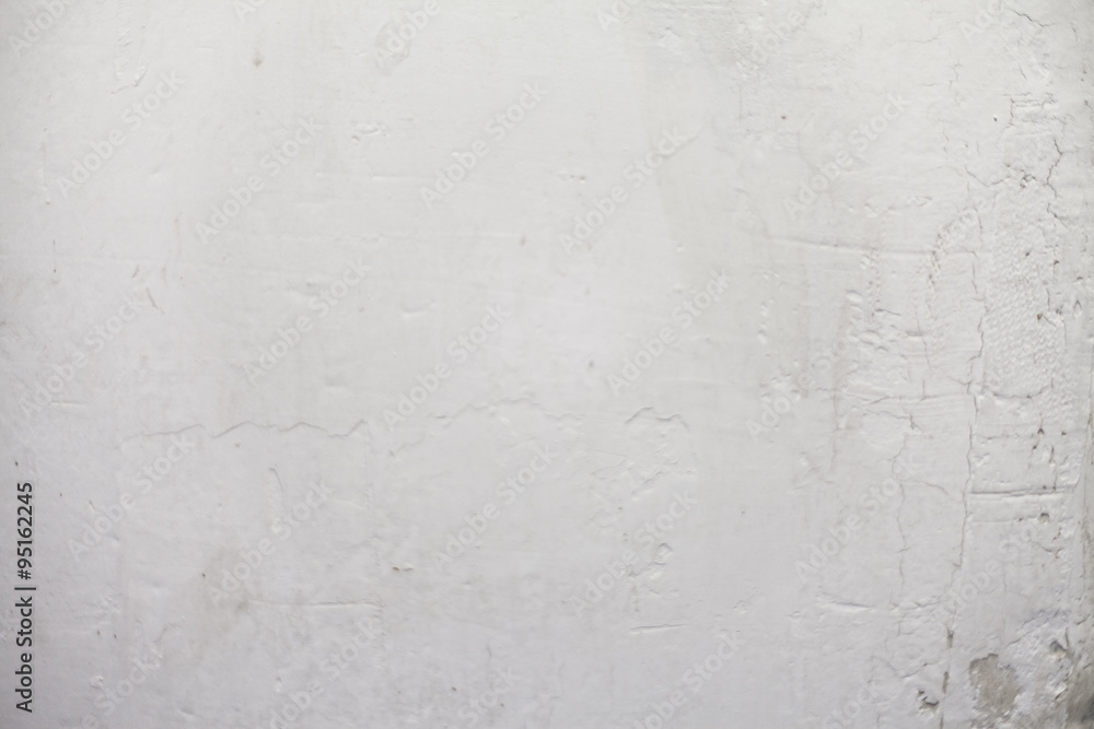 Grungy White Concrete Wall Background