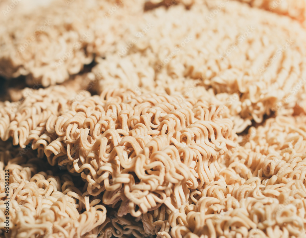 closeup raw instant noodle closeup raw instant noodle