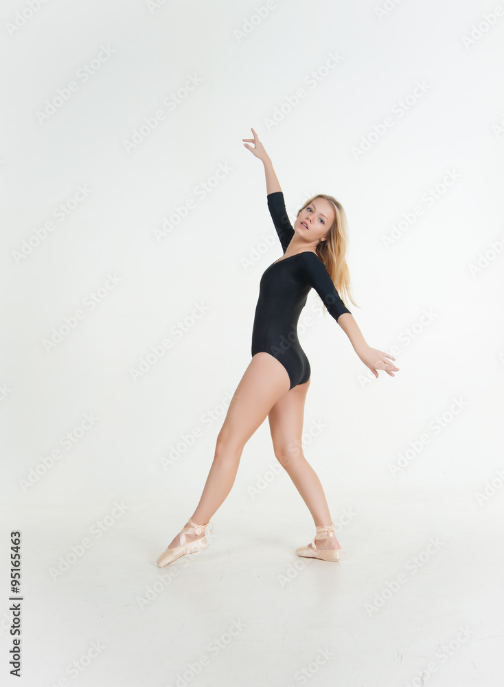 Fototapeta premium Ballerina girl blonde