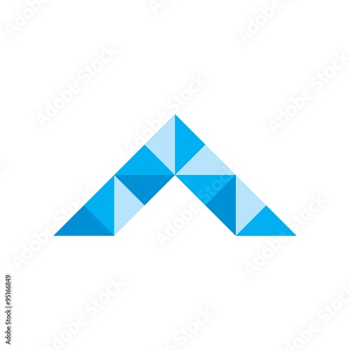 Logo Polygon Letter