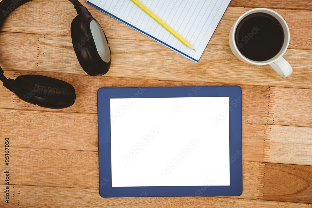 View of a business desk
