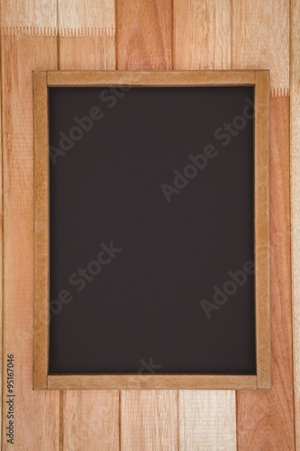 View of a big blackboard