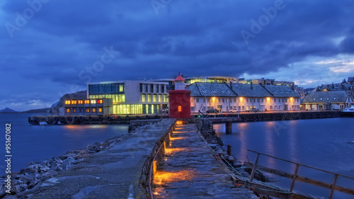 Hafen von Alesund in Norwegen.