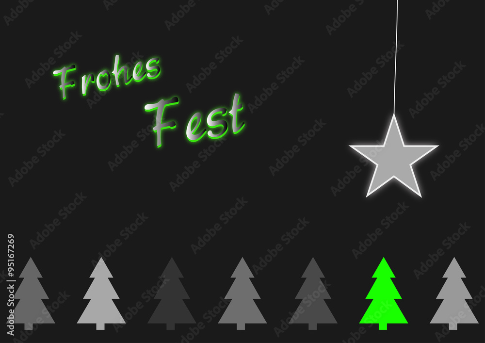 Weihnachtsbäume - Vektor Grafik Weihnachtsbäume - Vektor Grafik