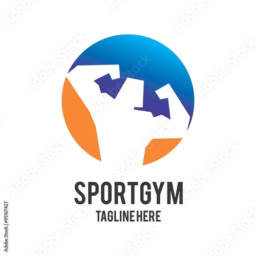 Free Download Logo Gym Sport - GFXLoad