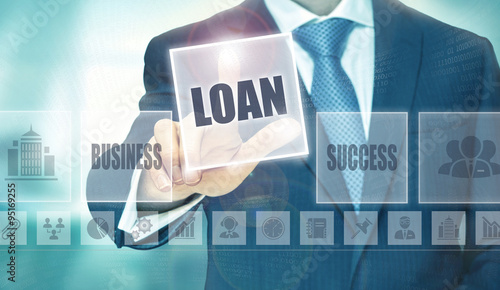 Obraz na płótnie Loan Concept w salonie