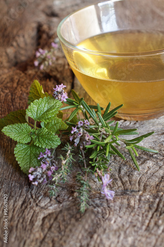 Εκτύπωση καμβά Plantes médicinales et tisane