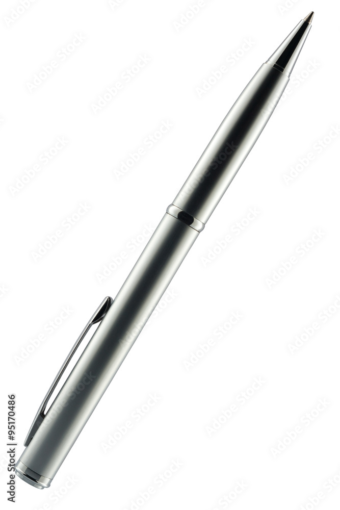 Ballpoint pen is isolated on white background without shadows Ballpoint pen is isolated on white background without shadows