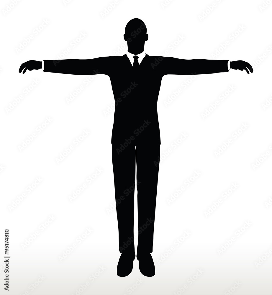 silhouette of businessman default pose silhouette of businessman default pose