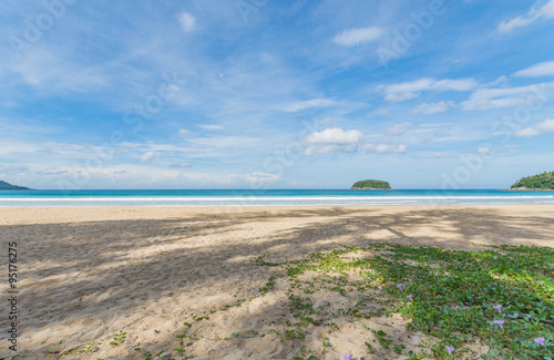 Fototapeta Naklejka Na Ścianę i Meble -  holiday at kata Beach  Phuket, Thailand