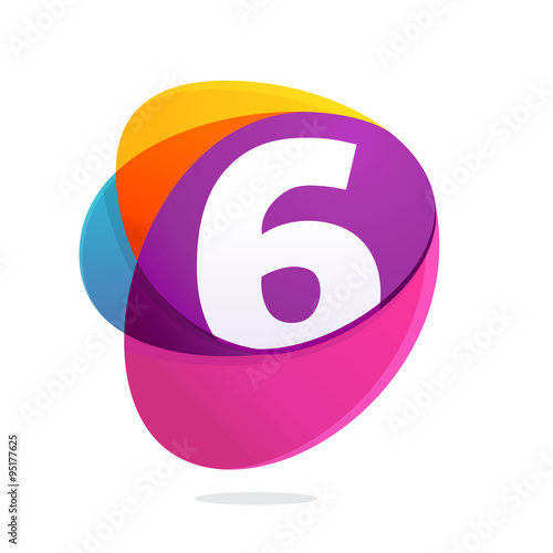 Number six with ellipses intersection.