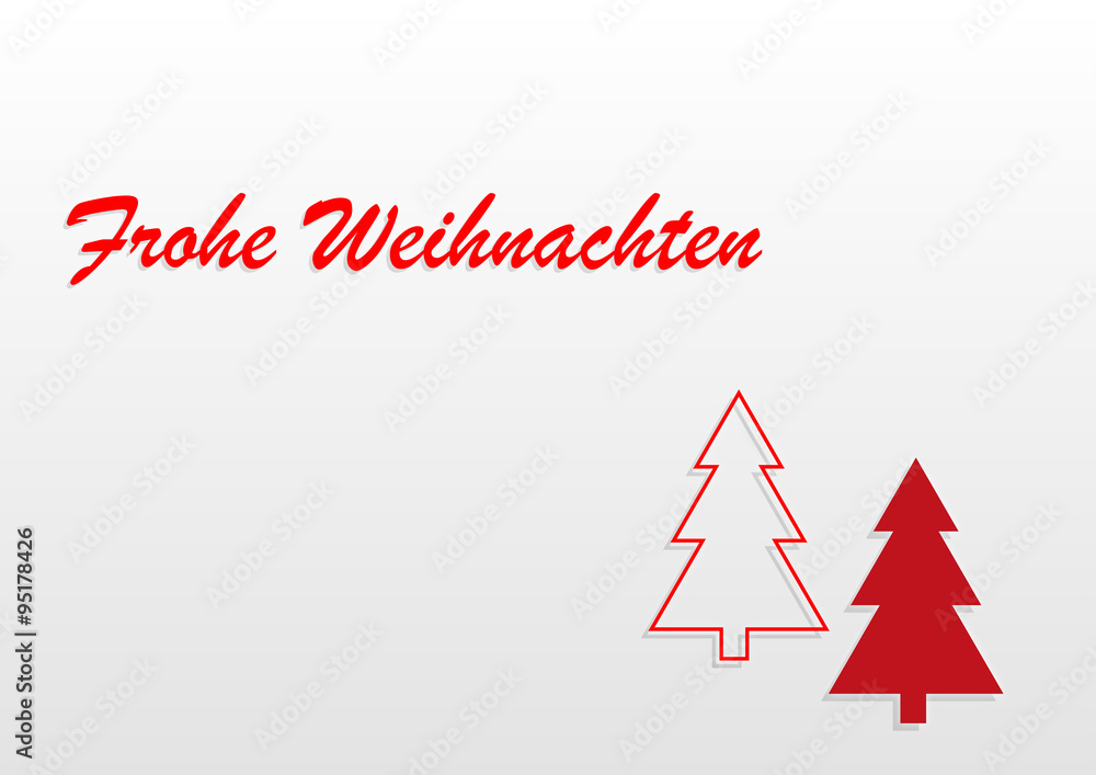Frohe Weihnachten - Vektor Grafik Frohe Weihnachten - Vektor Grafik