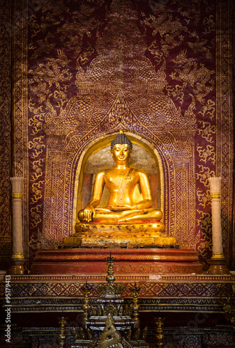 Over 300 year old Buddha statue in Thailand.