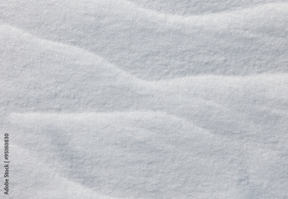 Fototapeta premium Wavy snow texture
