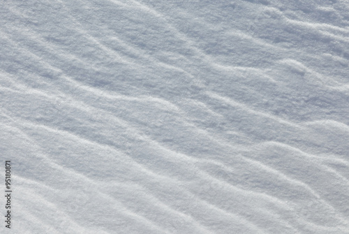 Wavy snow texture © serkucher