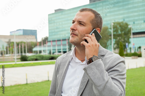 Businessman In The Street