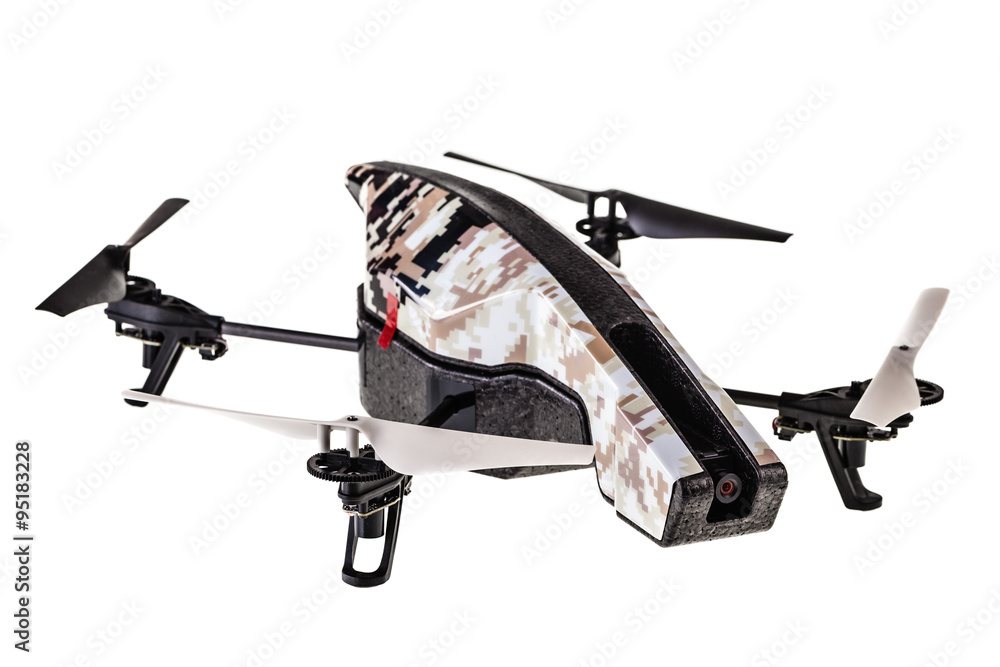 Scout drone over white Stock Photo | Adobe Stock