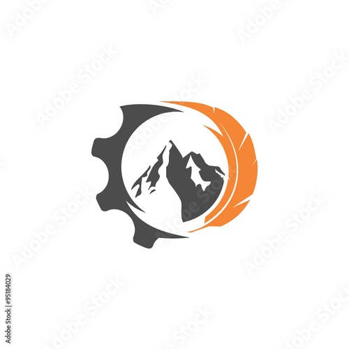 mountain logo design