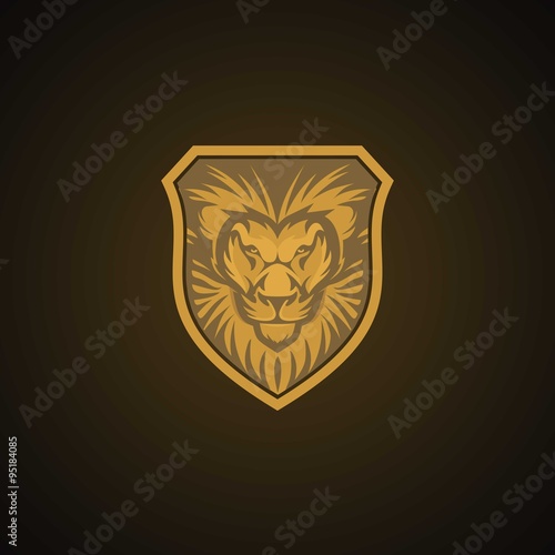 Fototapeta Naklejka Na Ścianę i Meble -  lion logo template