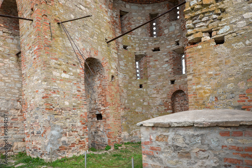 Archaeological Site Rurikovo mound. Veliky Novgorod photo