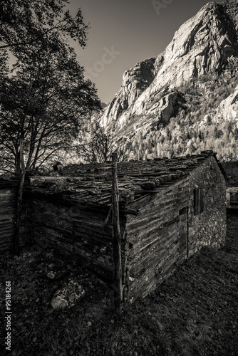 Wallpaper Mural rural building Valtellina Italy Torontodigital.ca