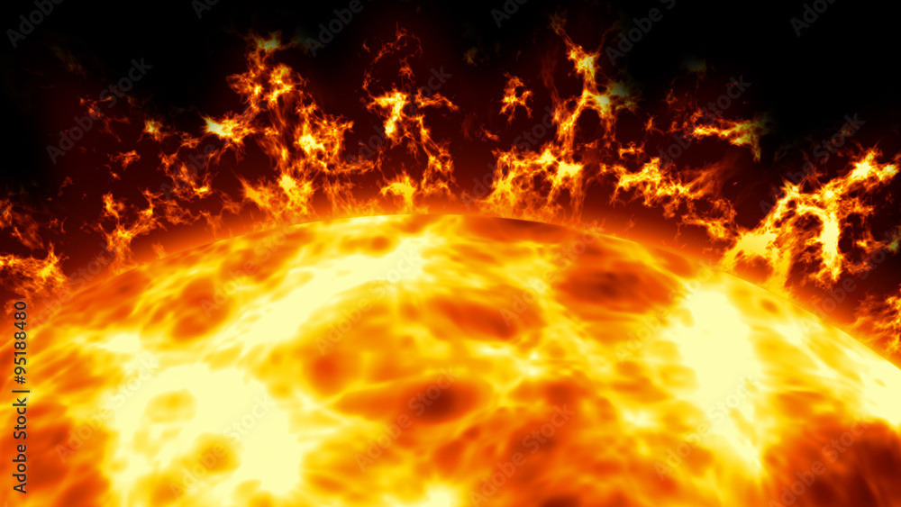 sun, A Flame Over the Sun, The Solar Protuberance