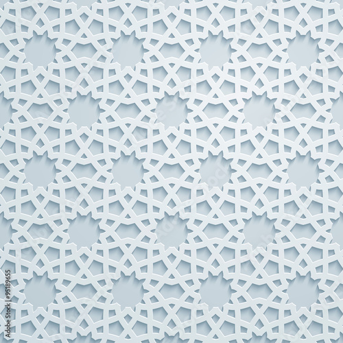 Geometric ornament arabic pattern background