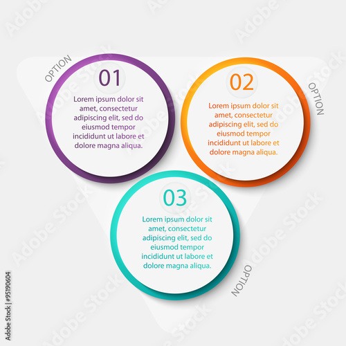Vector colorful info graphics for your business presentations.