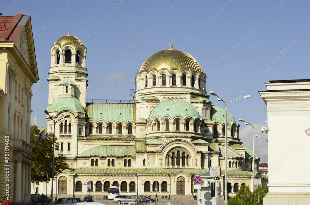 Sofia, Bulgaria - Alexander Newski cathedral - aka Hram Aleksandar Nevski