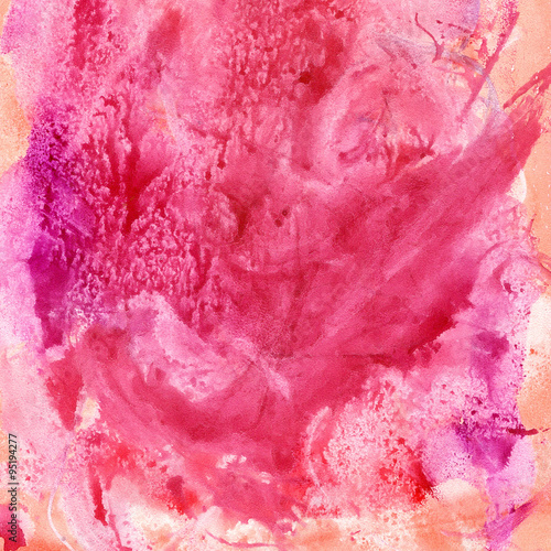 watercolor texture of yellow and pink with streaks