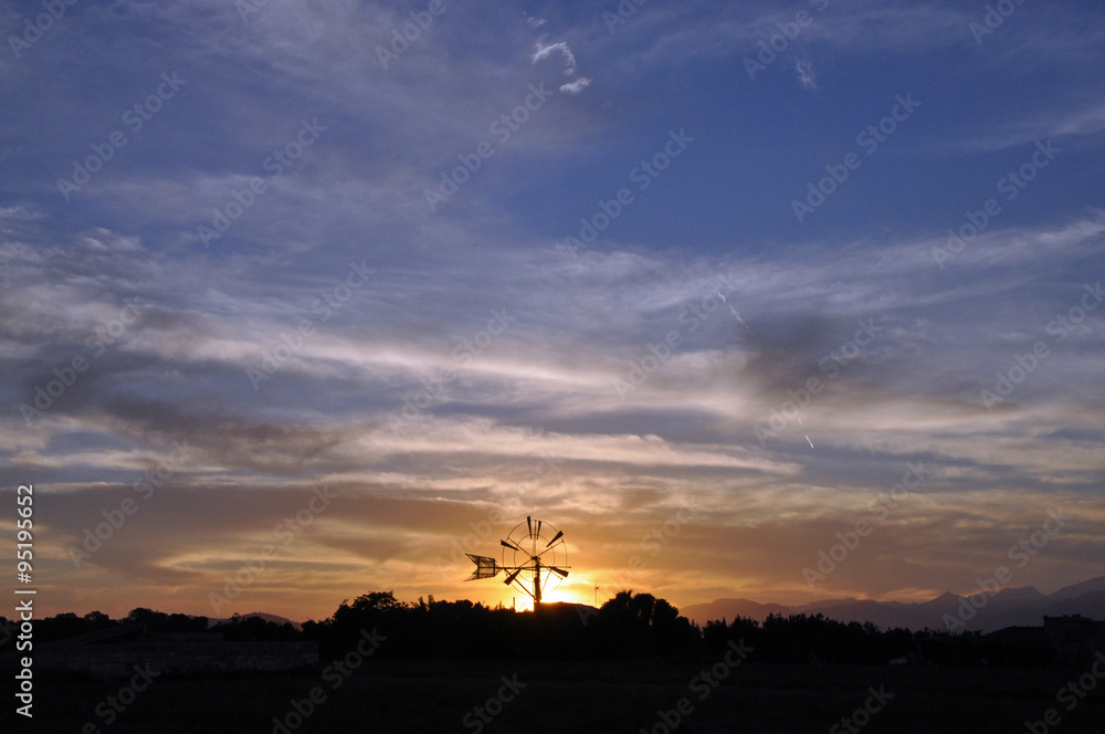 Naklejka premium Windrad auf Mallorca