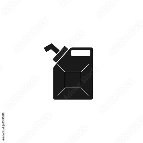 Jerrycan oil vector icon