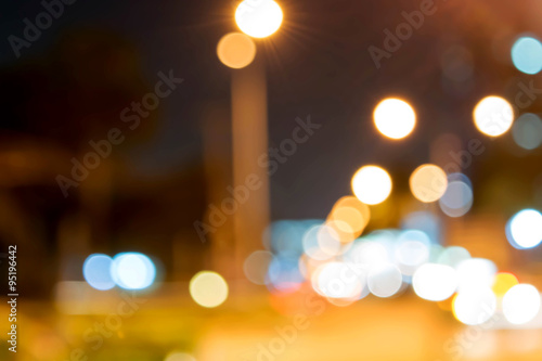Abstract bokeh blur background.