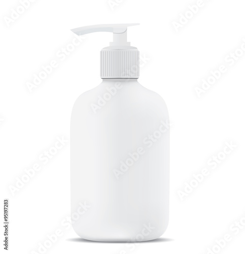 Gel, Foam Or Liquid Soap Dispenser Pump Plastic Bottle White