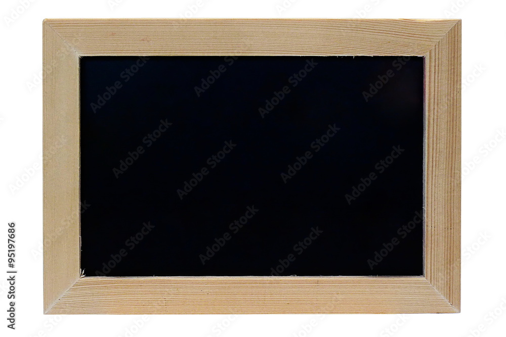 Blank wood photo frame isolate white background Blank wood photo frame isolate white background