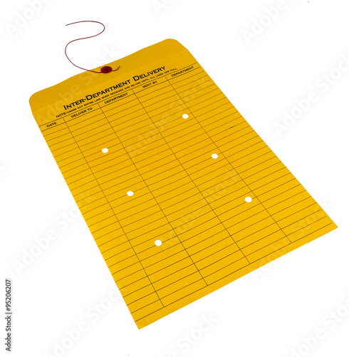 Inter-office Envelope Isolated