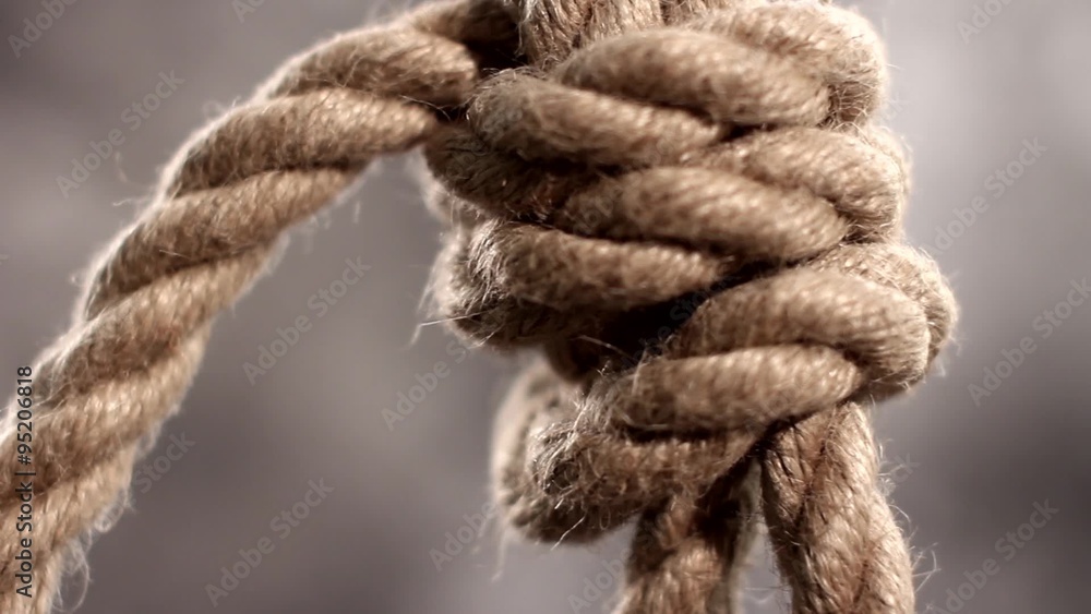rope slipknot in concept suicide macro shot rope slipknot in concept suicide macro shot