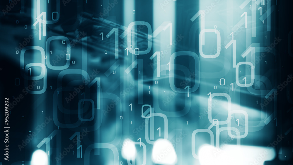 Fototapeta premium New communication network system hacking