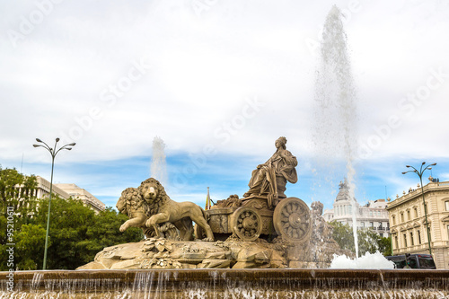 Cibeles fountain in Madrid