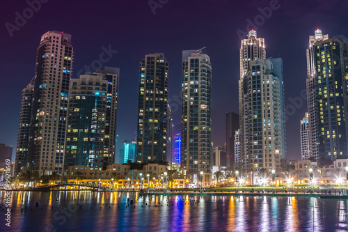 Dubai downtown. East, United Arab Emirates architecture