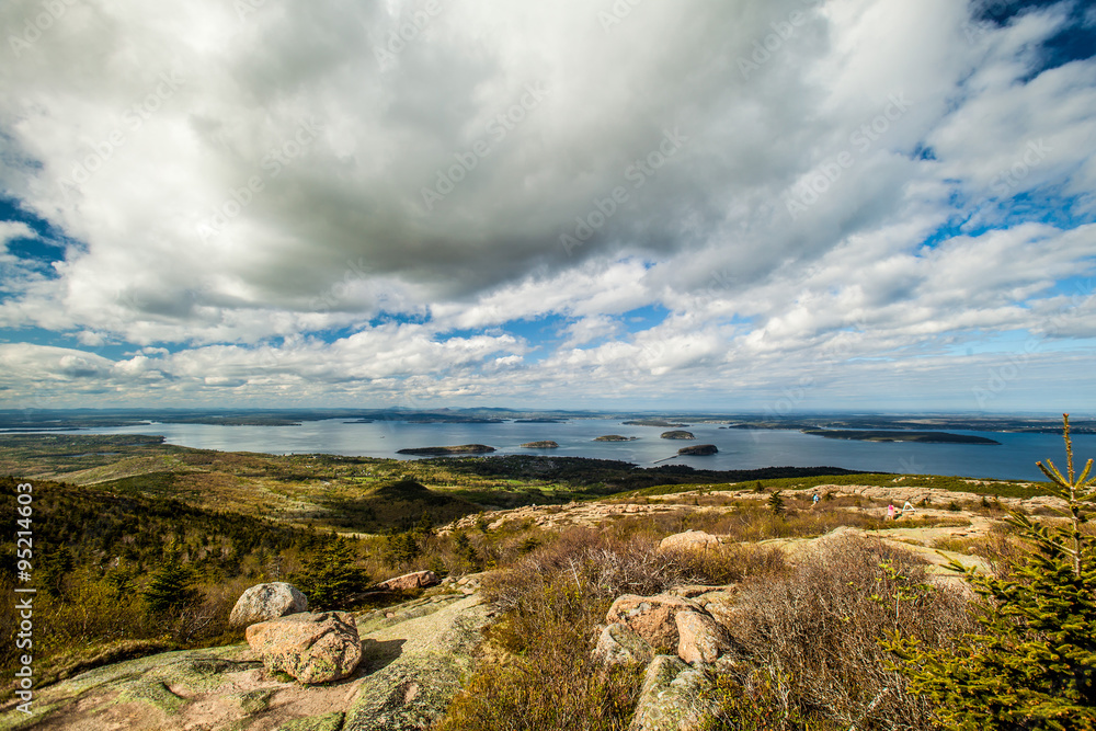 Cadillac Mountain at Acadia National Park in Maine Cadillac Mountain at Acadia National Park in Maine